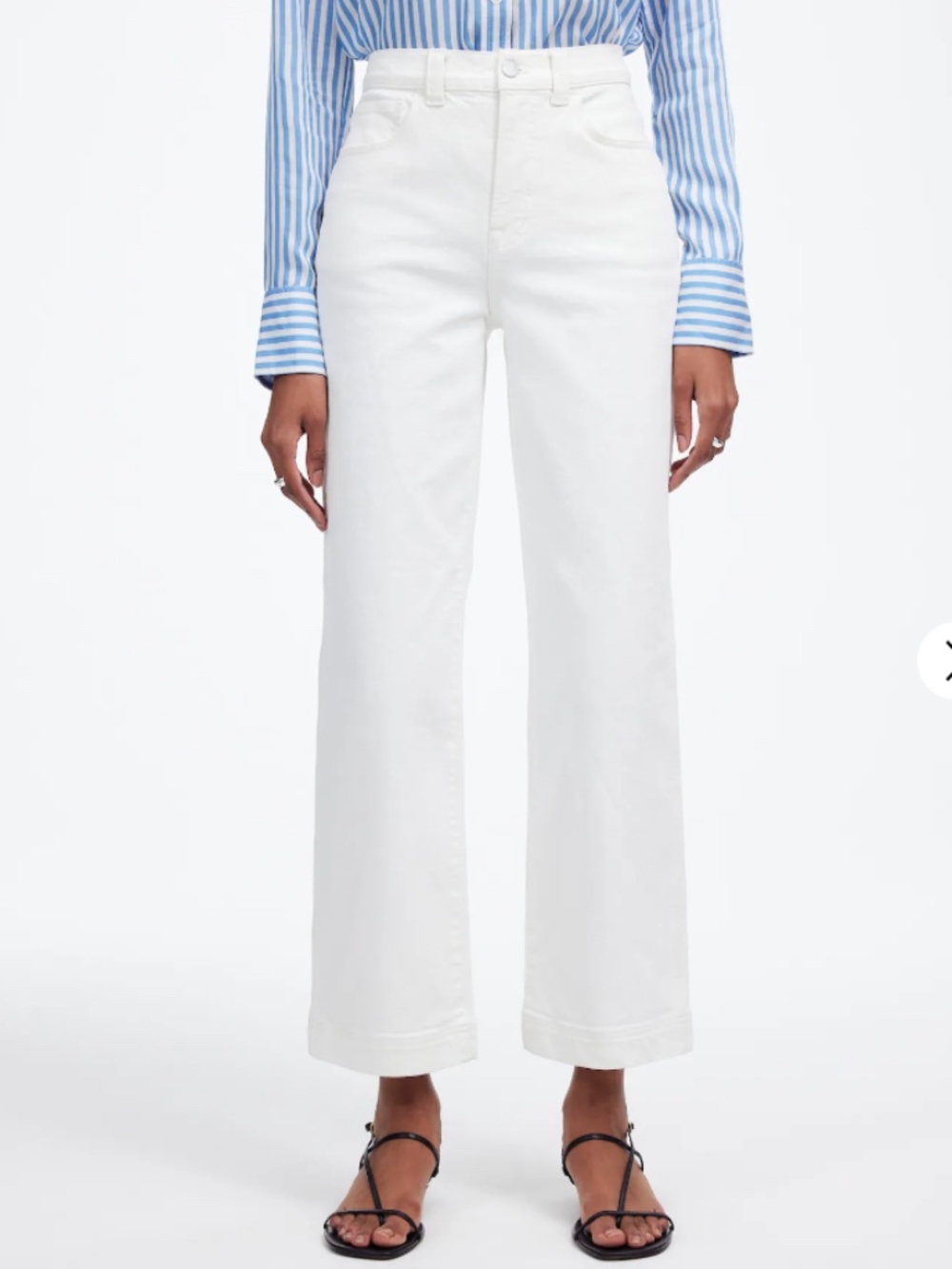 Madewell Vintage wide leg crop jeans